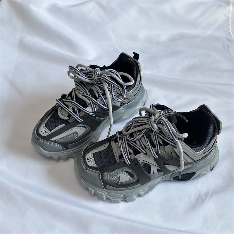 Men's Retro Chunky Sole Mesh Sneakers