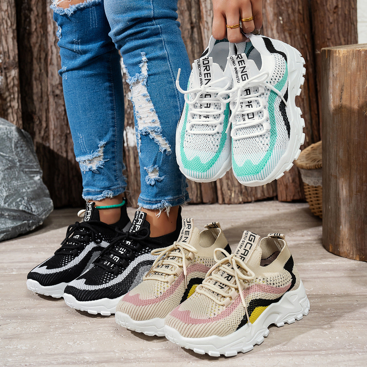 Women’s Lightweight Soft-Sole Casual Sports Sneakers