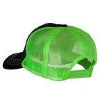Director Embroidered Big Size Two Tone Neon Mesh Cap