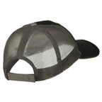 Diamond Outline Embroidered Big Size Washed Mesh Cap