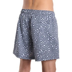 Men’s Premium Compression-Lined Hybrid Shorts – Deco Maze - Surf and Storm