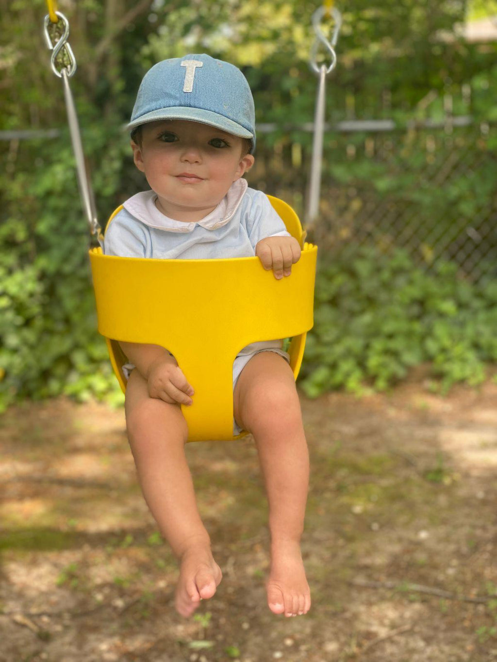 Denim Letter Baseball Hat