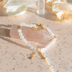 Divine Intuition - Moonstone Anklet and Earrings Set