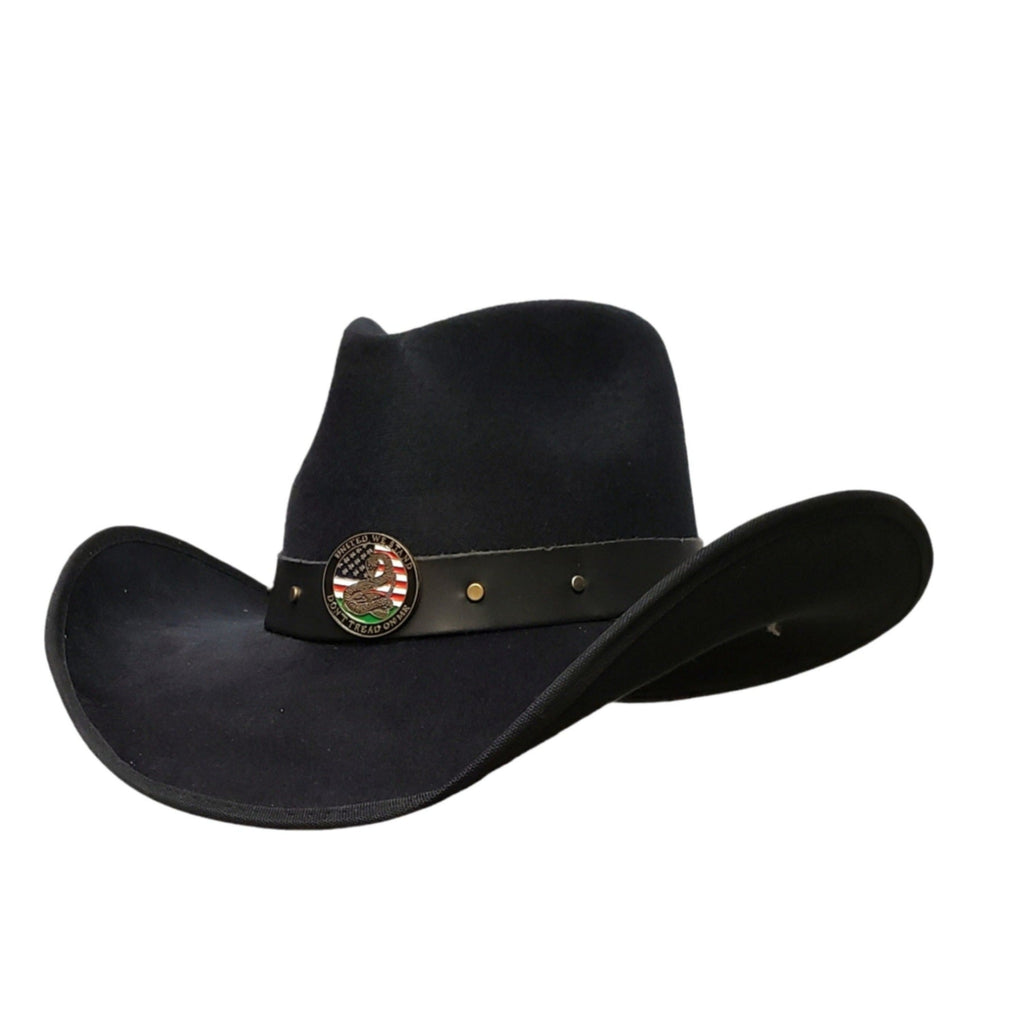 DON'T TREAD ON ME BLACK COTTON