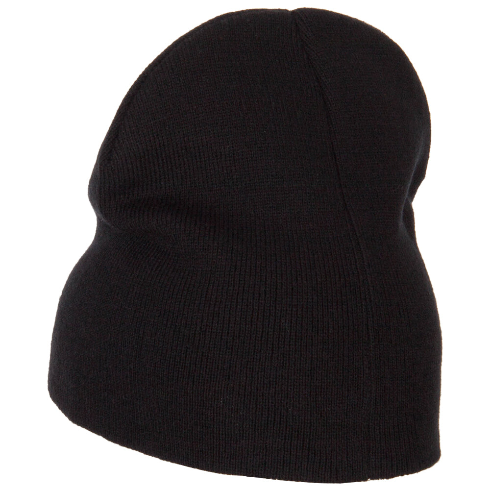 Director Embroidered Big Size Acrylic Short Beanie