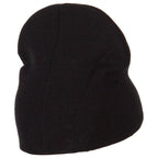 Director Embroidered Big Size Acrylic Short Beanie