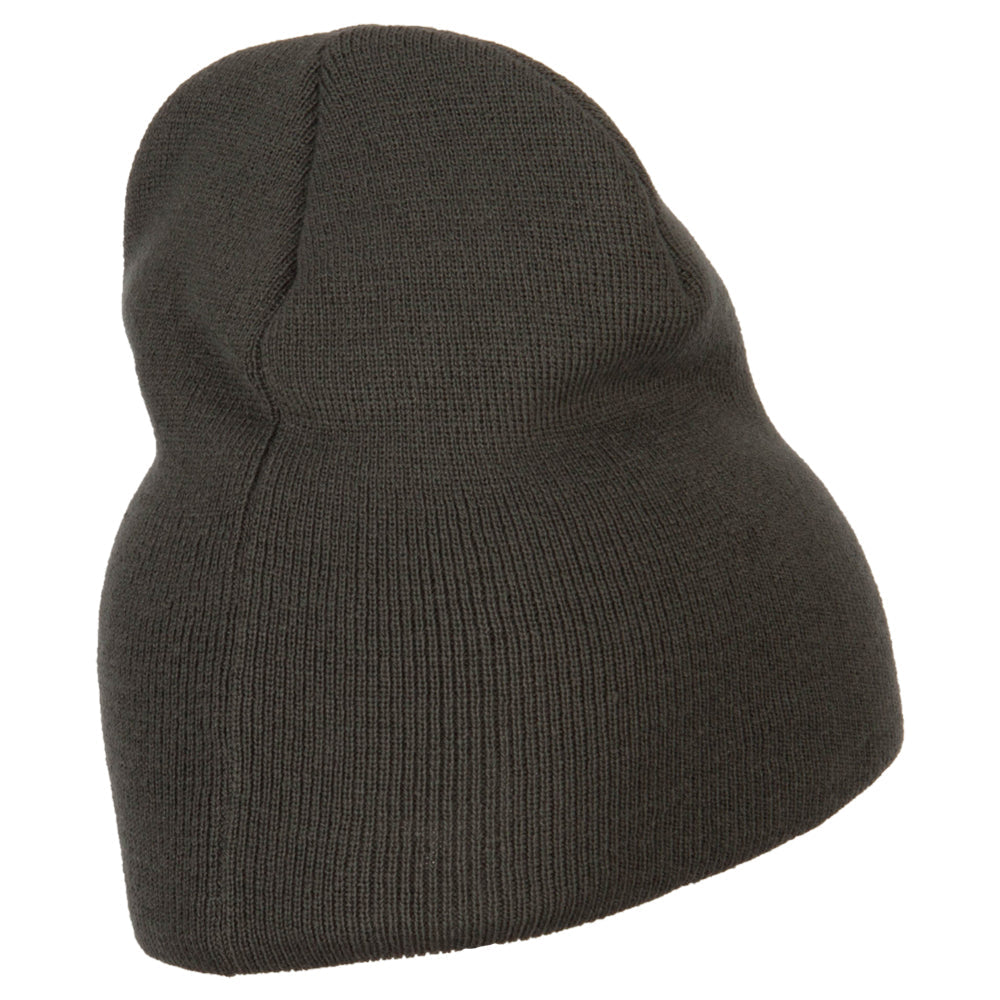 Director Embroidered Big Size Acrylic Short Beanie