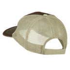 Desert American Flag Patched Big Size Washed Mesh Cap