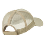 Desert American Flag Patched Big Size Washed Mesh Cap