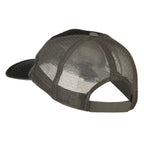 Desert American Flag Patched Big Size Washed Mesh Cap