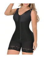 Fajas Colombianas Full Body Shaper with Zipper – Tummy Control & Butt Lift