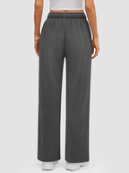 Womens Sweatpants Baggy Wide Fleece Lined Straight Leg Pants