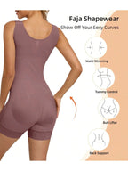 Fajas Colombianas Full Body Shaper with Zipper – Tummy Control & Butt Lift