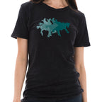 Bucking Horse Graphic Design Vintage Crewneck Tee