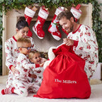 European And American Christmas Loungewear Family Sets