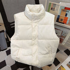 Women's Stand-Up Collar Thickened Waistcoat Warm Vest