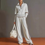 Women’s Casual Long Sleeve Two Piece Sports Set