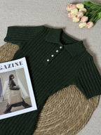 Short Sleeve Sweater Dress