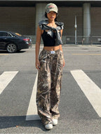 Women's Y2K Camouflage Cargo Pants