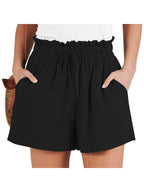 Solid-color Loose-fitting Casual Fashionable Shorts