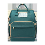 Large Capacity Mother and Baby Bag with Folding Crib