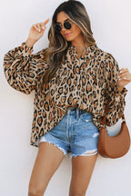 Alaiya Balloon Sleeve Casual Shirt