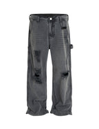 DISTRESSED CARGO DENIM