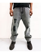 DISTRESSED CARGO DENIM