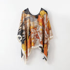 Pullover Shawl Outerwear Cover-up Multifunctional Scarf