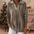 Womens Casual Stylish Long-sleeve Sweater Top