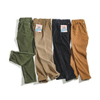 Men's Casual Khaki Corduroy Pants for Autumn/Winter