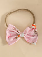 Children's Ruffled Cardigan and Bow Dress Set with Headband