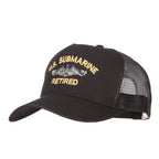 US Submarine Retired Embroidered New Big Size Trucker Mesh Cap