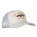 US Submarine Retired Embroidered New Big Size Trucker Mesh Cap