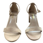 Dream Pairs Womens 8.5 Tan Faux Suede 3" Block Heel Open Toe Ankle Strap Shoes