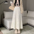 New Fallwinter Diamond-velvet Skirt