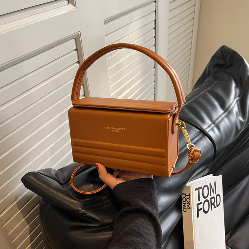 Urban Minimalist Box Crossbody Bag