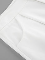 Snap Detail Long Sleeve Top and Shorts Set