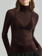 Turtleneck Long Sleeve Top