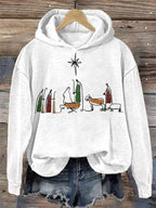 Women’s 3D Digital Print Hoodie – Casual Graphic Sweatshirt
