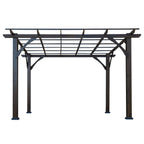 [10X12FT] Alora Premium Outdoor Brown Cedar Wood Pergola For Spacious Patios (SAK45639)