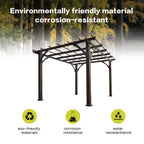 [10X12FT] Alora Premium Outdoor Brown Cedar Wood Pergola For Spacious Patios (SAK45639)