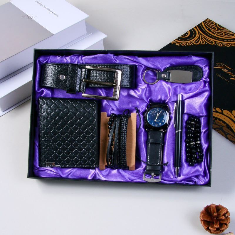 Cross-Border Men's Gift Business Gift Suit Belt Wallet For Boyfriend Valentine's Day Christmas Gift