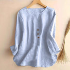 Womens Mid-length Casual Shirtversatile And Lightweight