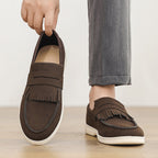 Men's Matte Suede Slip-On Loafers
