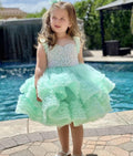 Baby Girl One Year Old Dress Birthday Princess Dress Piano Playing Tulle Tutu