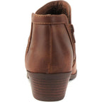 New Soda CHANCE Women Size 9W Wide Perforated Cut Out Stacked Block Heel Booties