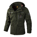 Men's Plus Size Hooded Jacket for Autumn & Winter