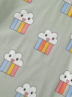 Children's Cloud Rainbow Print T-Shirt