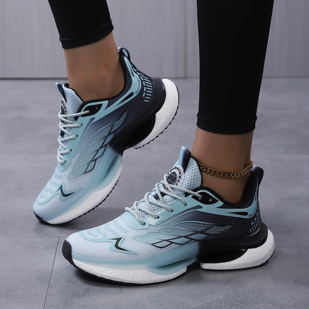 Lightweight Mesh Shock-Absorbing Athletic Sneakers